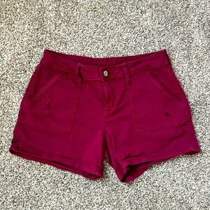 Burgundy Shorts